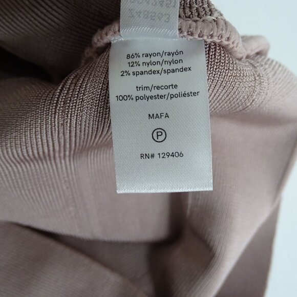 Venus Sleeveless Fringe Hem Knit Flapper Dress Mauve Women Size 12 Party NEW - Picture 7 of 14